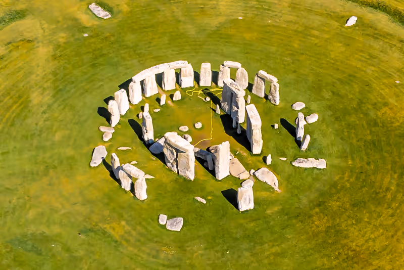 The iconic stone circle of Stonehenge
